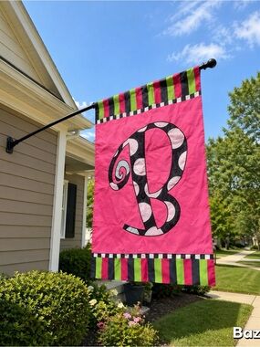 28 x 42  “B” Monogram Garden Flag